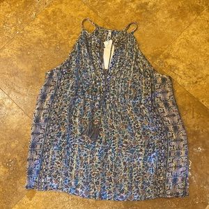 NWT Joie Shara B Blouse, Dusty Mink, S